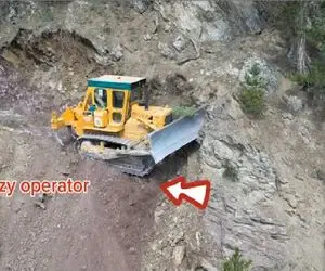 جا به جایی جانکاه؛ اپراتور بیل مکانیکی دیوانه میره جایی که با دیدنش ده کیلو کم کنی