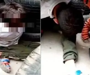 (ویدیو) ماجرای شکنجه پسر نیشابوری در تعمیرگاه آپارتی