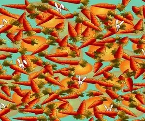 بازی فکری؛ فقط یک کارآگاه واقعی میتونه رمزگشایی کنه و مداد رو بین هویج ها پیدا کنه