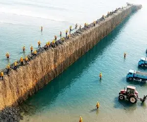 ساخت عربستان؛ سعودی ها میلیون‌ها گالن آب شور رو زیر شن دفن کردن نتیجه حیرت انگیزه