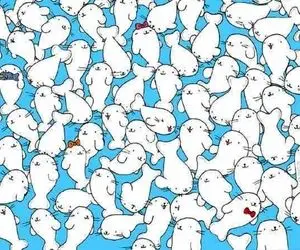 بازی فکری؛ آیا چشم تیزبینی دارید؟ مارشمالو را در ۵ ثانیه بین فک ها تشخیص دهید!