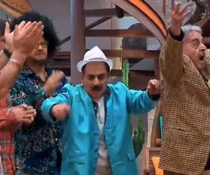 سکانس خندان؛ شهرام قائدی جا پا خواننده ها گذاشته ریمیکس سمی میخونه بقیه چه رقصی رفتن