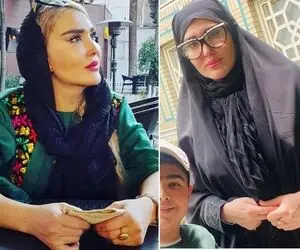 (عکس) آرایش غلیظ و عروسکی زهره فکور بعد از چادری شدن!