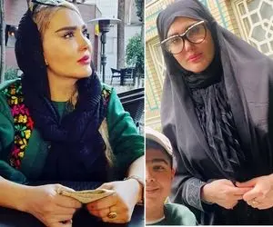 (عکس) آرایش غلیظ و عروسکی زهره فکور بعد از چادری شدن!