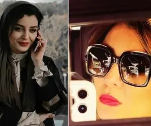 خوشگذرونی اونور آبیِ "ساره بیات" تو کلبه وحشت؛ گوشی چند ده میلیونیشو کرد تو چشم همه!