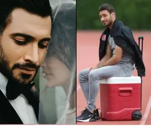 (عکس) شجاع خلیل زاده ازدواج کرد؛ پریا عرب زاده همسر شجاع است؟