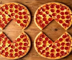 بازی فکری؛ با هوشت یه قل دو قل بازی کن و  بگو چندتا پیتزا میبینی تو 3 ثانیه بگو