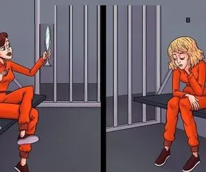 هوش تصویری؛ اگه پیش همه با هوشت پٌز میدی بگو کدوم از این خانومای زندانی قصد  فرار داره؟