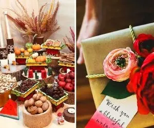 ایده های هدیه عروس شب یلدا / کادو خلعتی رو اینجوری خوشگلاسیون میکنن از الان بفکر باش
