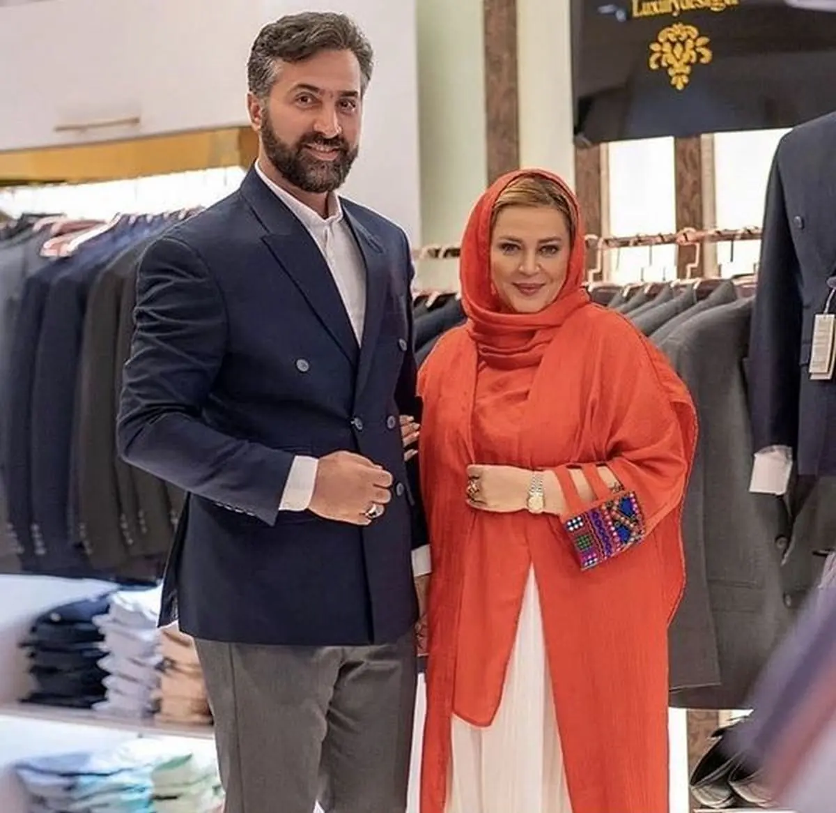 بهاره رهنما و همسرش