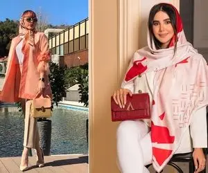 شال و روسری طرحدار رو چطور ست کنیم تا زیباترین باشیم؟ نفسگیر استایل بزن