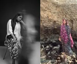 استایل دارک مینو آذرمگین در اکران فیلم قطع فوری؛ چهره جدید و جنجالی زهره سریال احضار