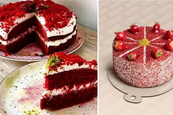 طرز تهیه کیک ردولوت با بهترین روش / ظاهر جذاب با بافت عالی؛ اصلا یه کیک همه چی تموم!