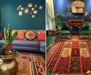 طراحی دکوراسیون داخلی به این میگن جذاب و دلچسب / با المان ایرانی سنتی خونتو دیزاین کن
