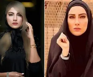 تغییر چهره غافلگیر کننده بازیگر نجلا / استایل مشکی و سلطنتی محیا دهقانی غوغا بپا کرد 