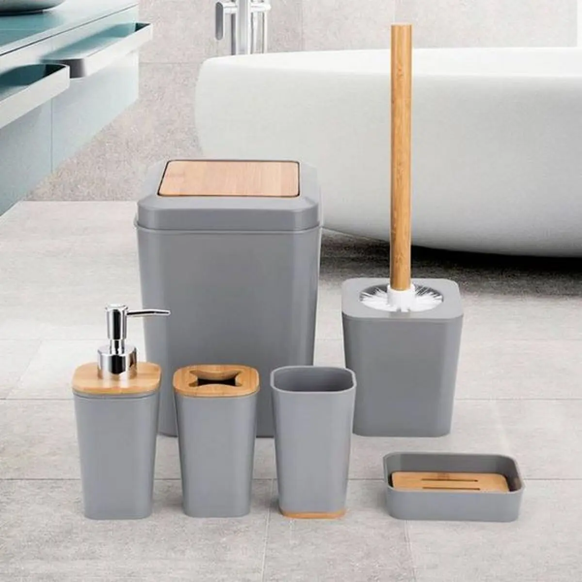 جدیدترین ست سطل و فرچه دستشویی