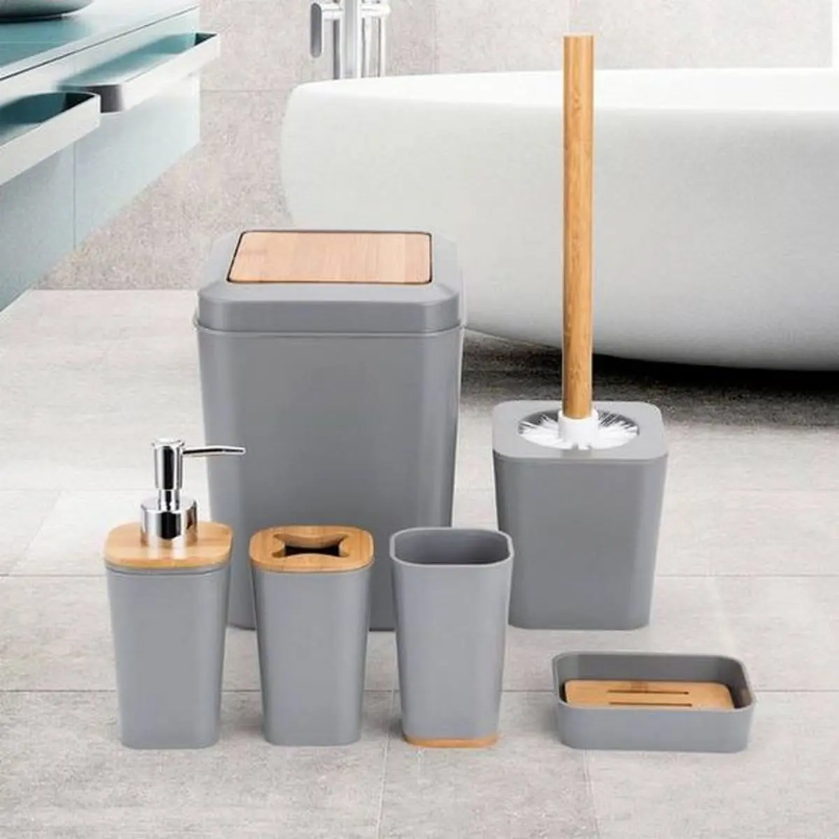 جدیدترین ست سطل و فرچه دستشویی