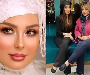 فیس زیر و زبر شده "نیوشا ضیغمی" جلو کاخ رویاییش؛ با حصیر چه مانتویی ساخت واسه خودش!