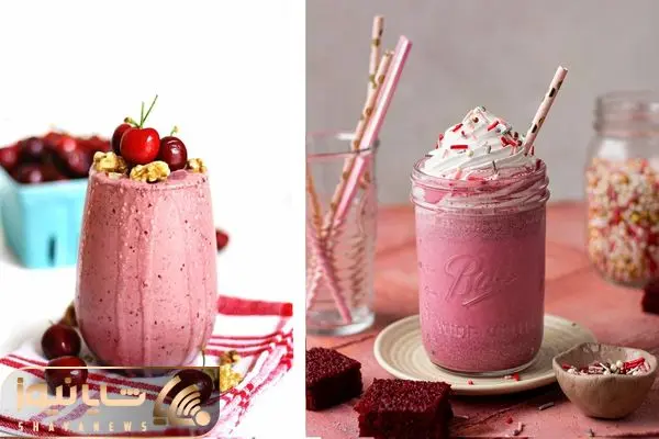 میلک شیک آلبالو