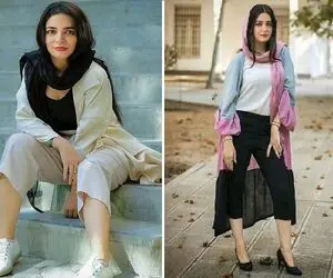 دامن عجیب لیندا کیانی در کنار بهرام افشاری