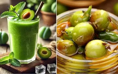 طرز تهیه چند خوردنی خوشمزه با گوجه سبز / میوه ترش بهاری رو به بهترین شکل مصرف کنید