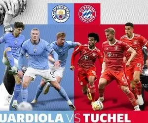 ساعت بازی منچسترسیتی-بایرن مونیخ+ترکیب احتمالی