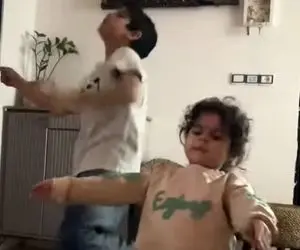 آواز شاد؛ همسایه عروسی داره این خواهر برادر مازنی هم فیض بردن میرقصن نازتو قربون دختر