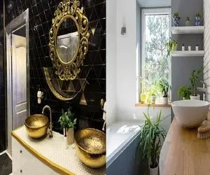 سرویس بهداشتی لوکس و شیک/ راهنمایی برای طراحی و تزئین فضای کوچک و بزرگ