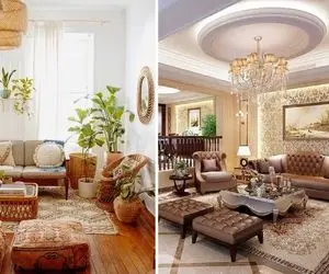 دکوراسیون خانه 145 متری جذاب بوهو / با بچه کوچیک خونه بزرگشو دکور زده بیا و ببین