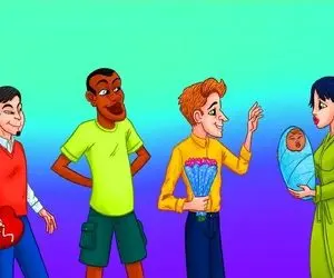 هوش تصویری؛ اگه باور داری که باهوشی زود بگو کدوم از این آقایون پدر بچه و شوهر خانومست؟