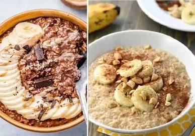 طرز تهیه اوتمیل برای صبحانه به دو روش / اوتمیل یخچالی با ساده ترین دستور