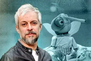 سکانس خندان/بازیگر  یهو وسط برنامه تبدیل به پشه میشه/قیاسی باورش نمیشه مرد از خنده