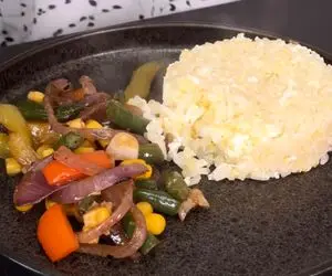 آموزش آشپزی؛ کمی برنج و تخم مرغ اگر هر روز این غذای خوشمزه را بخوری باز هم می خوای!