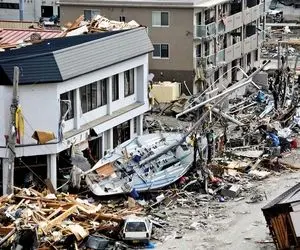 تصاویری از زمین لرزه هفت ریشتری مهیب در ژاپن 