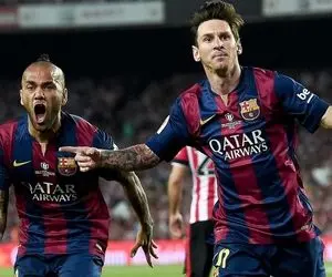 لیونل مسی به کمک دنی آلوز آمد!