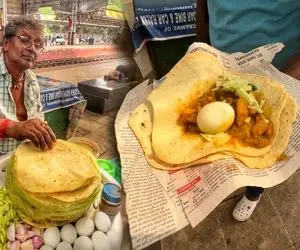 غذای خیابانی؛ ببینید خوراک مخصوص این پیرمرد با سلیقه تو ایستگاه قطار چقدر مشتری داره