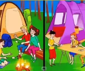 بازی فکری؛ کدام خانواده مدت زیادی در کمپ جنگل بوده است؟