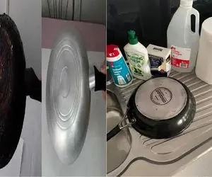 چطور قابلمه سوخته را مثل روز اول برق بندازیم؟/ راز خانگی با خداحافظی با قابلمه سوخته