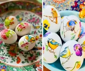 تزیین تخم مرغ هفت سین تو سه سوت / حتی اگه دستی تو کارهای هنری نداری هم از پسش برمیای
