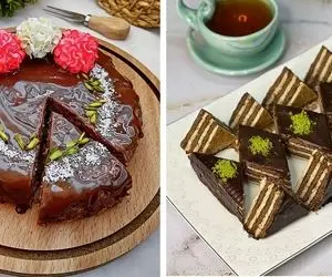 طرز تهیه کیک یخچالی یه دسر خوشمزه / هوا خیلی گرم شده و فقط کیک یخچالی جوابه