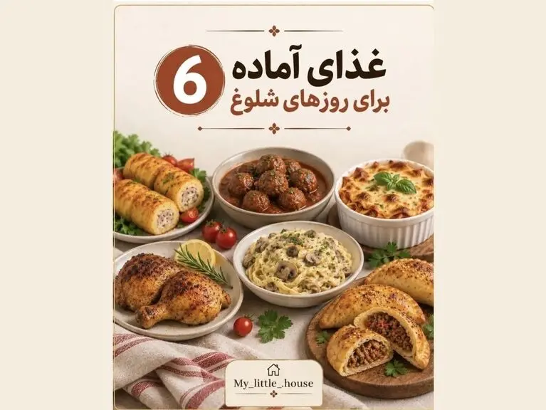 6 مدل غذای فریزری برای روز هایی که سرت شلوغه و تایم غذا درست کردن نداری