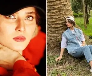ساناز سعیدی با پروتزای قُلوه ای فیس تو فیس آفتاب رخ اومده فاااجعه؛ ژَذاب کی بودی تو! 