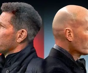 زیدان و سیمئونه: دوئل ۲ استاد در داربی مادرید