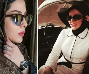 سلفی "لیلا  اوتادی" با اونی که دلیل لبخندشه؛ پوشش عجیب و سلطنتی خانوم بازیگر!