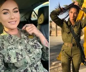 میگن سرباز یه خشن زُمخت میاد به ذهنت؟ خو این خانومای جذاب ارتشی ببین چشات چارتا شه!