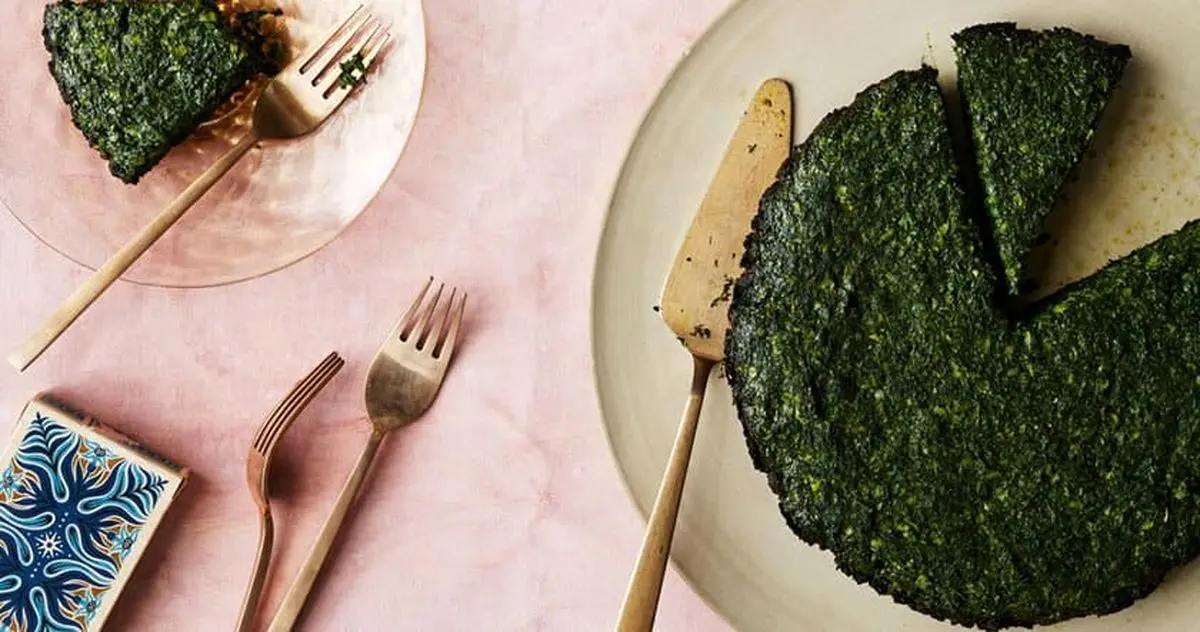 persian-herb-and-leek-frittata