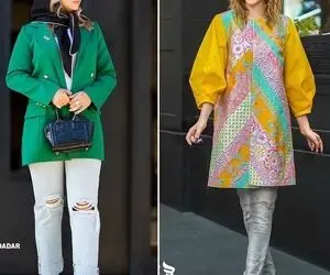 بهار این مانتوهای رنگی رنگی و خوشگل بپوش؛ اینجا کلی ایده جذاب واسه ست کردن داریم