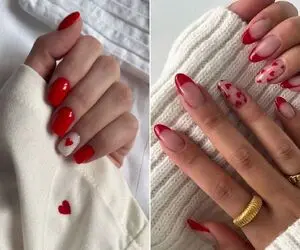 با کاشت ناخن دست‌ هات رو برای ولنتاین آماده کن/  طراحی ناخن که دل هر کسی رو ببره!