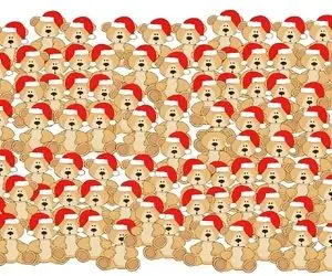 بازی فکری؛ خیلی باید بچه زرنگ باشی تا بتونی خرسی که کلاهشو باد برده رو پیدا کنی