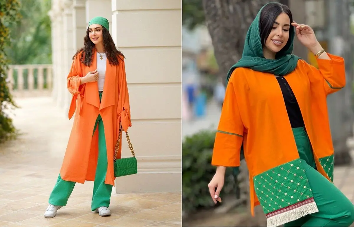مانتو نارنجی